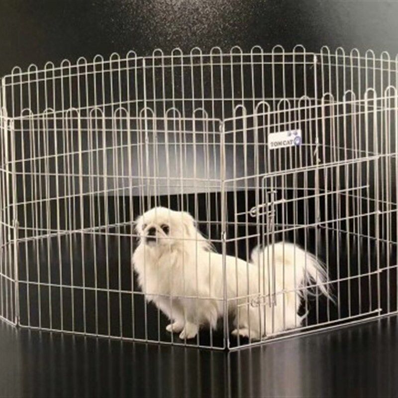 嘉盈不锈钢八面围栏狗栅栏大中小型犬专业赛场围栏狗笼宠物笼