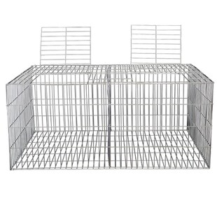 养芦丁鸡笼子家用室外铁网自动清粪鸽子笼养殖笼大室外鸭笼子家用
