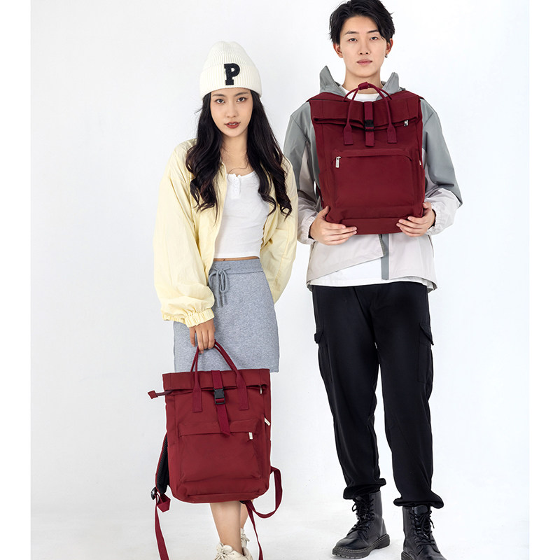 书包女大学d生可放电脑小众设计感高中2024新款双肩包男大容量背