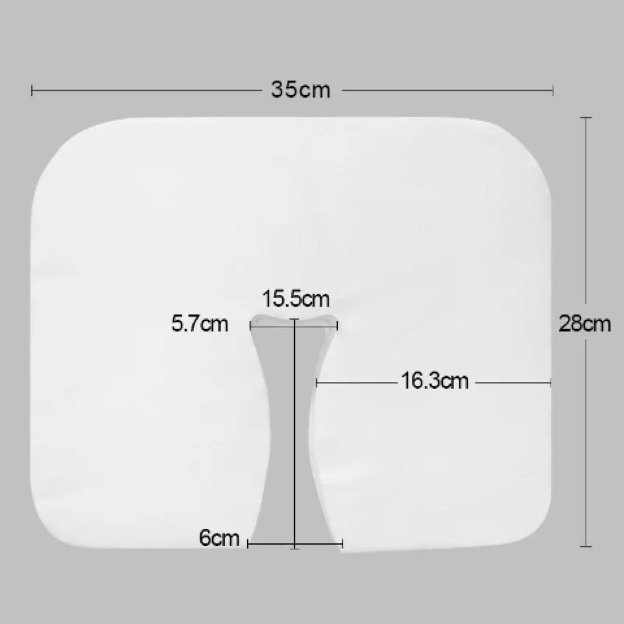全棉一次性头垫巾洞巾孔巾美容院按摩床趴巾枕巾心形U型孔院线用