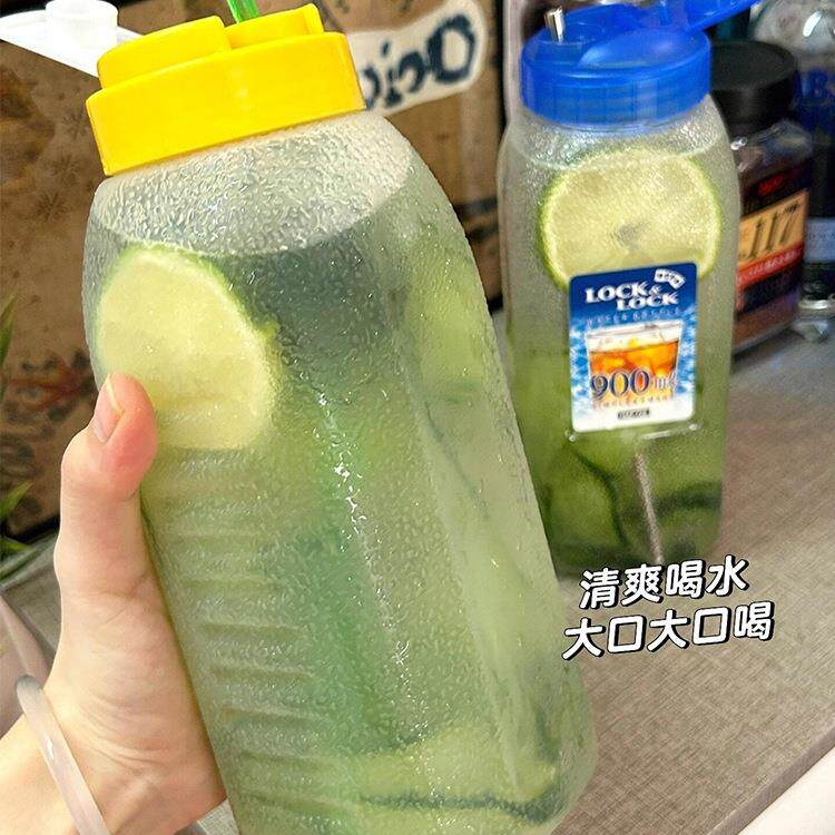 夏天凉水杯大容量家用耐高温防摔可放冰箱冷水壶水果茶桶冰饮杯无
