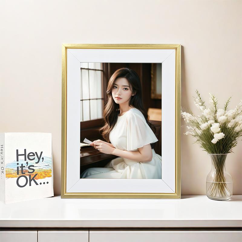 木质画框钻石画十字绣专用框相框镜框装饰画边框字画装裱框特价