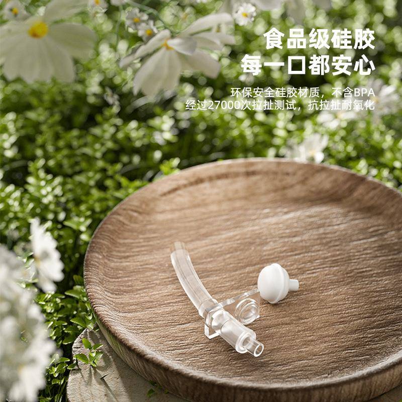 学饮杯儿童吸管学饮杯鸭嘴杯喝水杯子6个月以上直饮宝宝奶瓶防呛