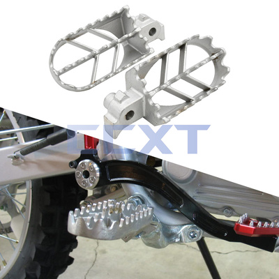 越野摩托车改装配件不锈钢脚踏脚蹬适用本田XR50R CRF50 CRF70