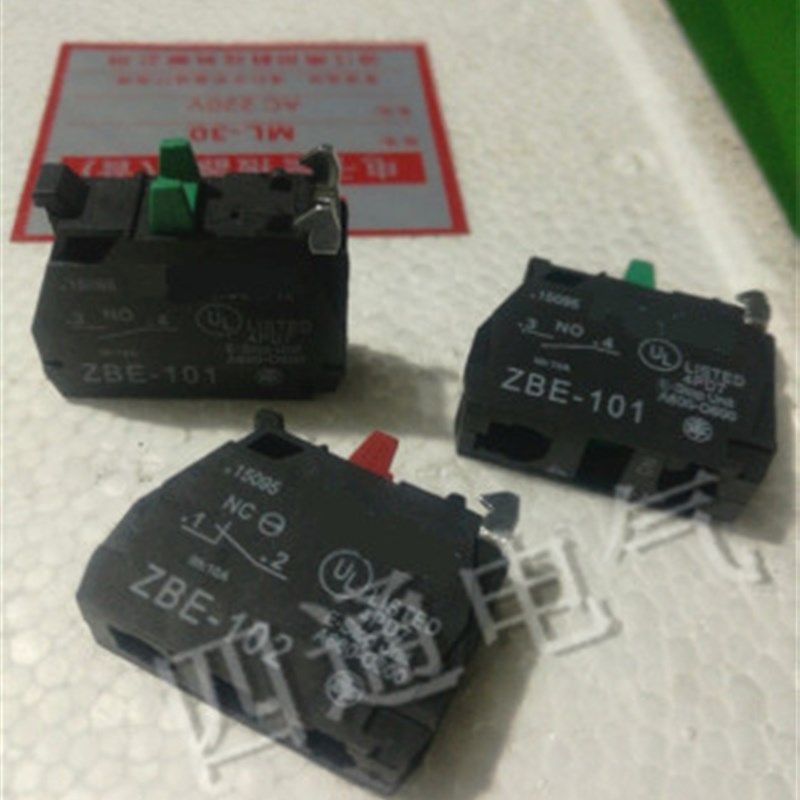 按钮开关触点 模块 ZBE-101一常开  ZBE-102  一常闭  适用XB4