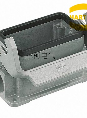 19300101290  harting重载连接器 10芯10针单扣封底底座下壳 M20