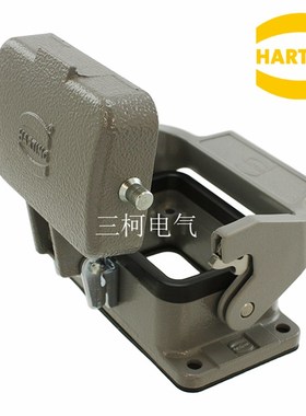 HARTING浩亭哈丁重载连接器接线盒09300060318 6针6芯底座带盖