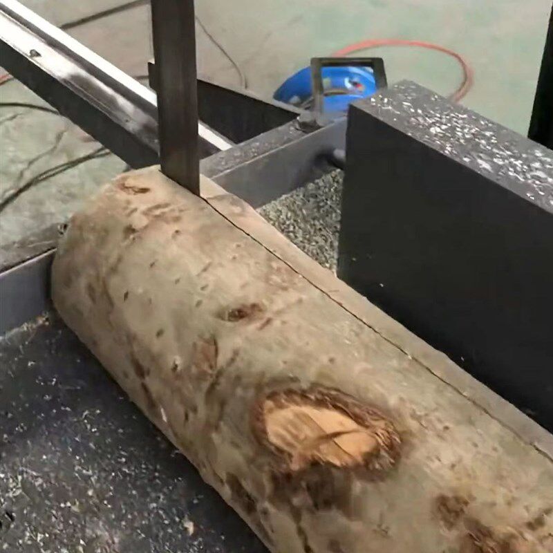 新款开板锯家用改板泡沫切割方木圆木分条推台锯电动立式带锯机器