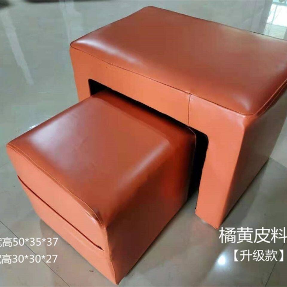 美甲美容养生足疗洗泡修脚沙发大小子母凳美脚趾甲凳子脚踏送毛巾