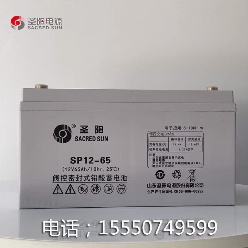 圣阳铅酸蓄电池12v65ah100ah120ah150ah200ah太阳能UPS机房免维护