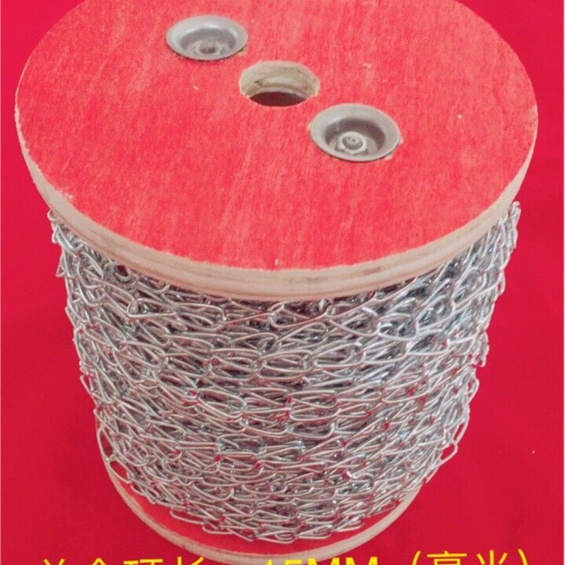 日光灯吊链镀锌灯链瓜子链安全出口广告吊牌链焊口吊链整卷100米