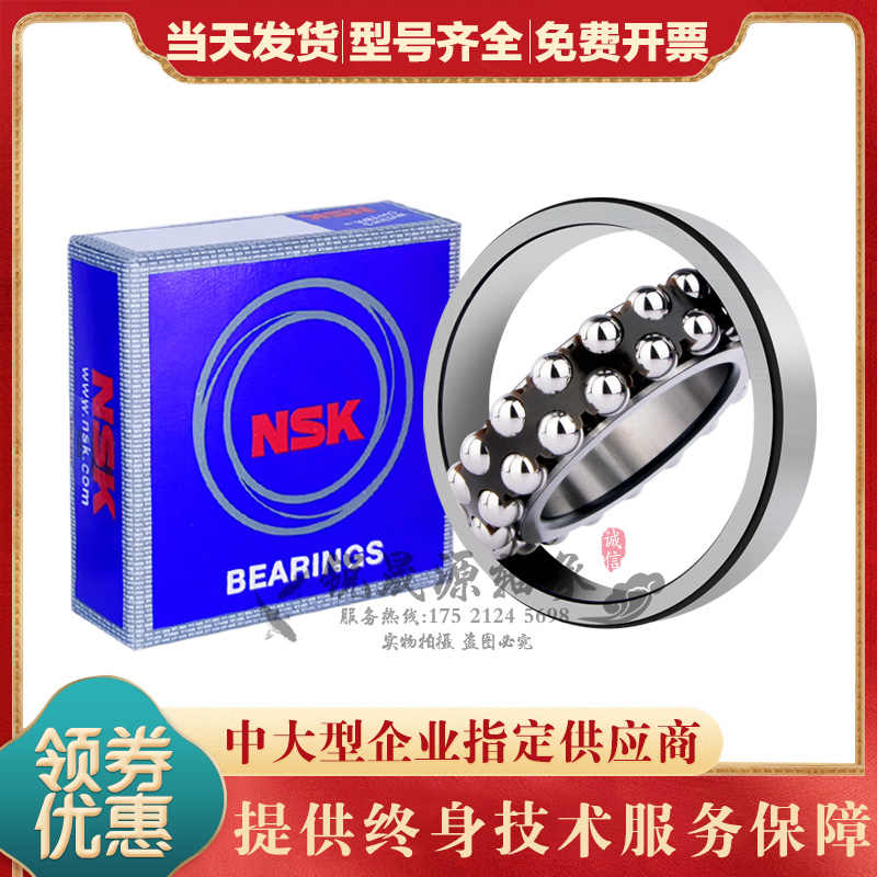 进口GAL密封调心球轴承1205 1206 1207 1208 1209 K RS 双排滚珠
