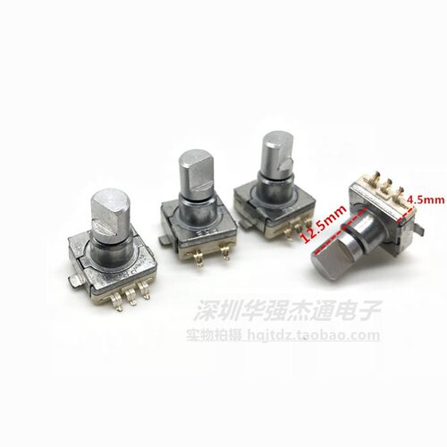 贴片EC11编码器 导航电位器 汽车音量开关 GPS导航仪 带下按开关