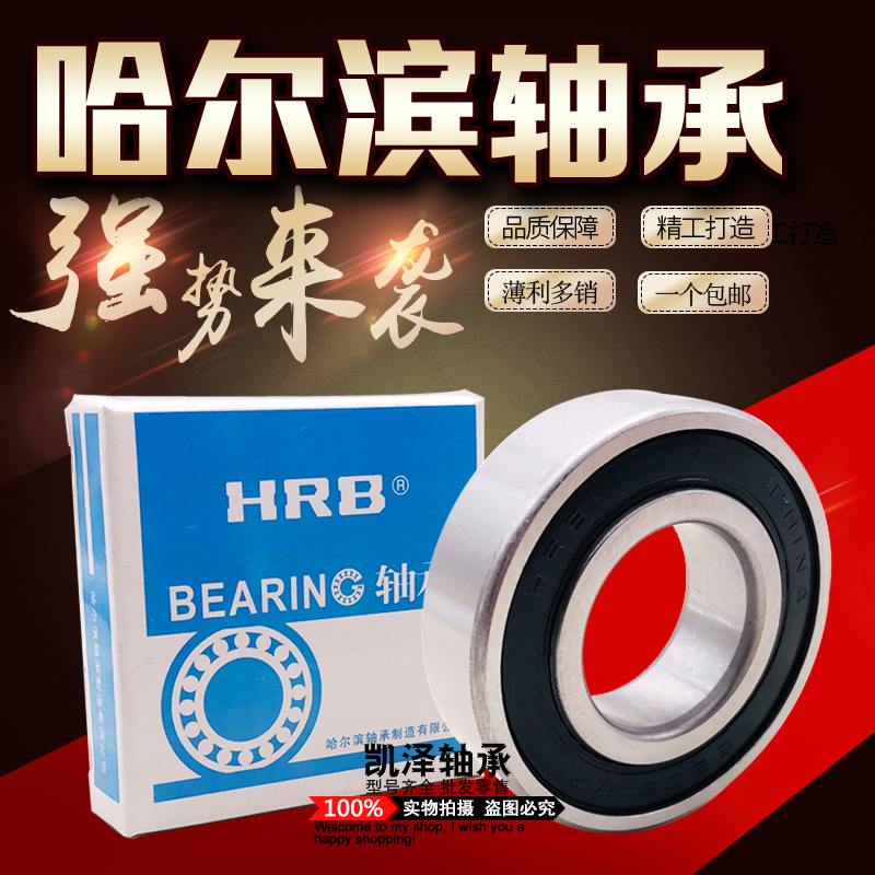 原厂高速哈尔滨轴承6307 6308 6309 6310 6311 6312 6313 -2RZ ZZ