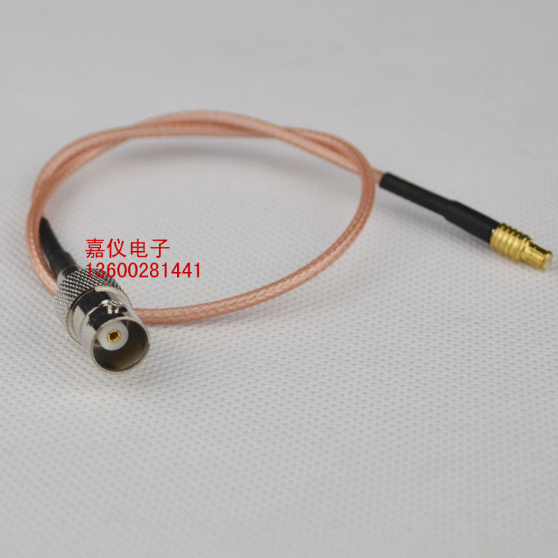 射频连接线Q9-BNC母头/MCX公头信号线RG316镀银连接线MCX/BNC-JK