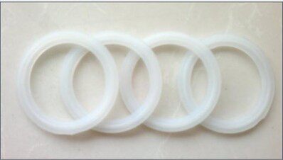 卫生级食品级卡箍不锈钢快装接头硅胶垫片密封圈32卡盘垫圈橡胶38