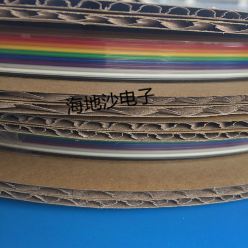 UL2651仿进口彩排线10-60P彩色排线 7股优质铜芯杜邦线1.27连接线