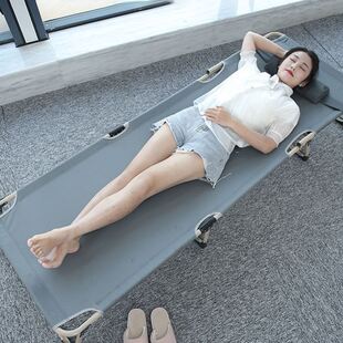 【折叠单人床】单人折叠床沙发床办公室午休床午睡床户外简易床