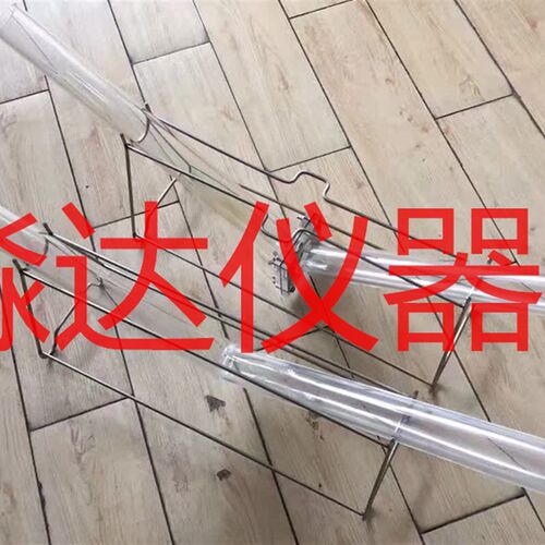 可拆充盈度仪 砂浆充盈度试验仪 充盈度V管 有机玻璃管 带搁架