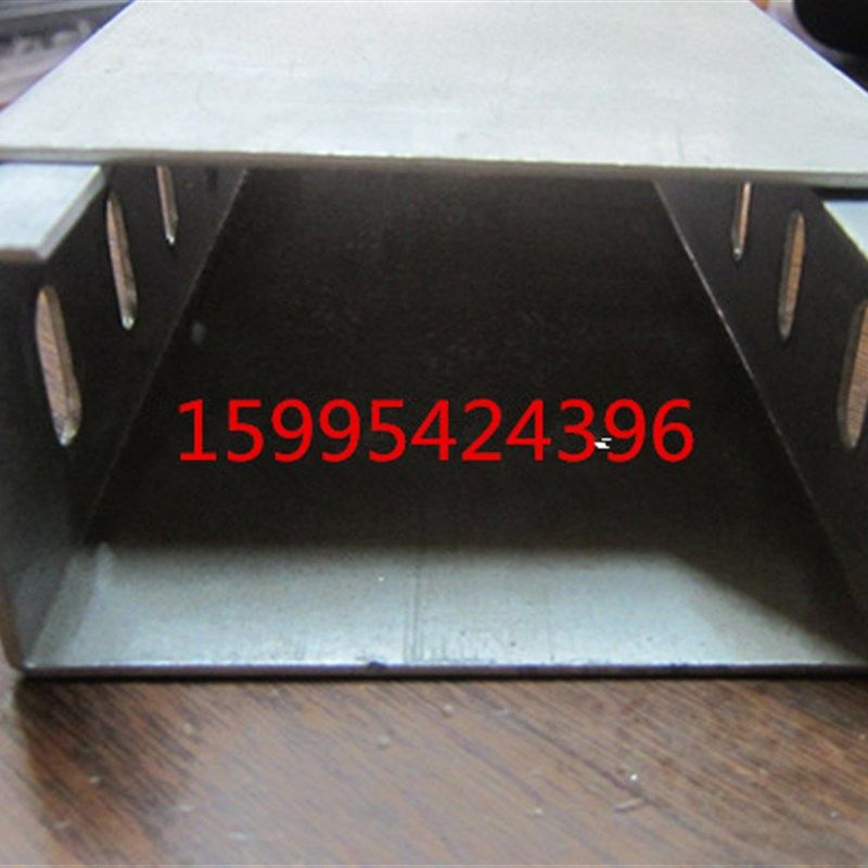 150X100槽式不锈钢桥架 不锈钢线槽 铝合金方卡槽 304不锈钢线槽