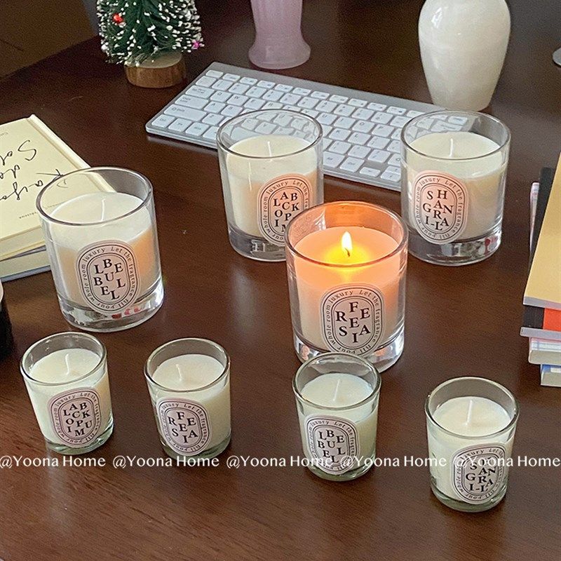 Yoona Home香薰蜡烛 大豆蜡伴手礼香氛蜡烛玻璃杯无烟蜡烛杯礼盒