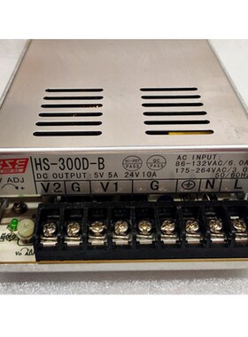 HSE HS-300D-B 工业直流开关电源300W输出双路5V5A24V10A稳压电源