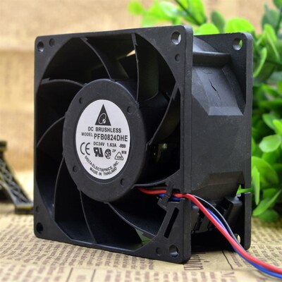 PFB0824DHE 24V 1.63A 原装 台达 DELTA 8038 超大风量 散热风扇