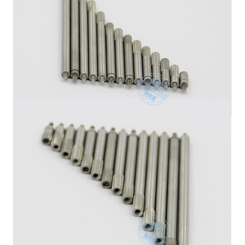 千百分表延长杆高度规指示表加长杆测头螺纹M2.5mm长50-100配件
