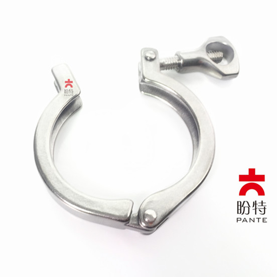 盼特316快装卡箍卫生级不锈钢精铸接头抱箍快速卡盘端头卡扣新款