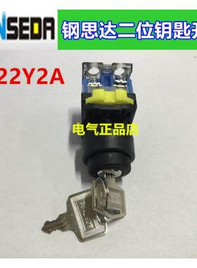 GONSEDR钢思达22mm二位钥匙开关CS22Y2A CS22Y2A10