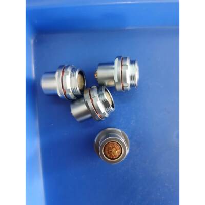 2F 费舍尔fischer104 2F 2-2芯多心连接器 防水密封插座 短款接口