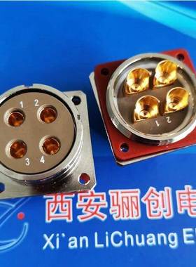 GJB品质连接器Y27B-2404ZKBM座4芯Y27B-2404TJL-c/Y27B-24III-C