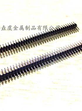 2.0间距 单排排针1*40P双排针2*40P 铜镀金系列 L=8.7 PINHEADER