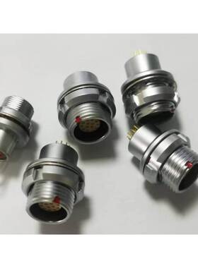 自锁防水连接器M9防水接口 HEG/ZEG 0T 2-12芯防水母座 微型接口