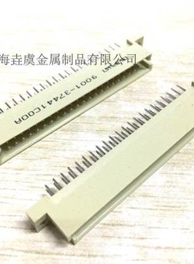 欧式插座 2.54MM间距 9001-37441C00A 2*22PIN 2排44芯 244直针