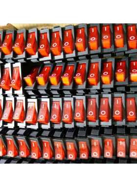 KCD3-102N船形开关KCD3-11Y船型开关 红色绿色 铜脚KCD8-211N正品