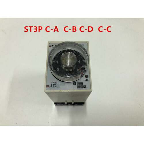 时间继电器ST3PC-A C-B C-C C-D AC220V底座另算钱