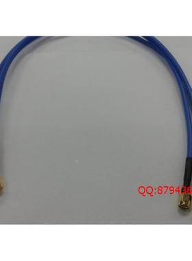 SMA公转SMA公射频RF测试信号连接线SMA-JJRG402蓝色半钢线30CM