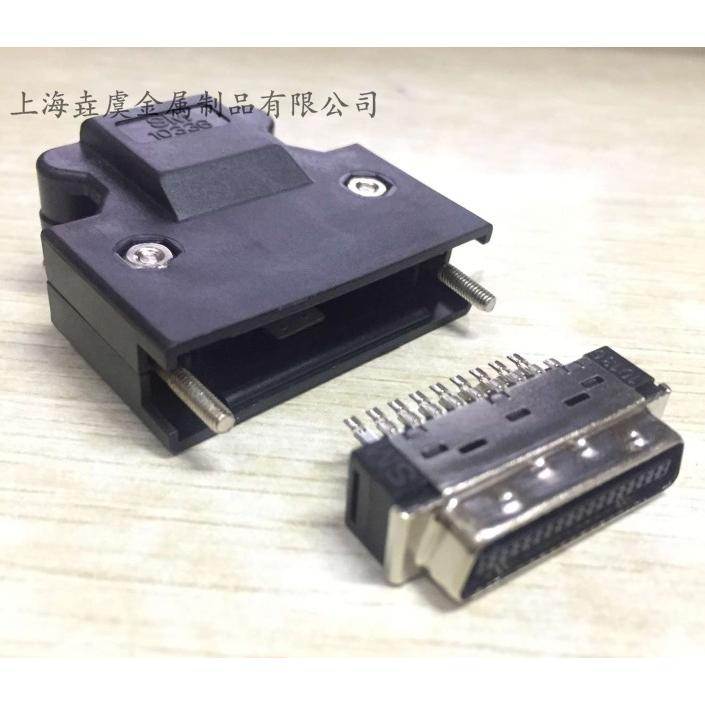 垚虞金属 SCSI 36P 公头银脚 伺服驱动接头 替代3M 槽式CN1型带状