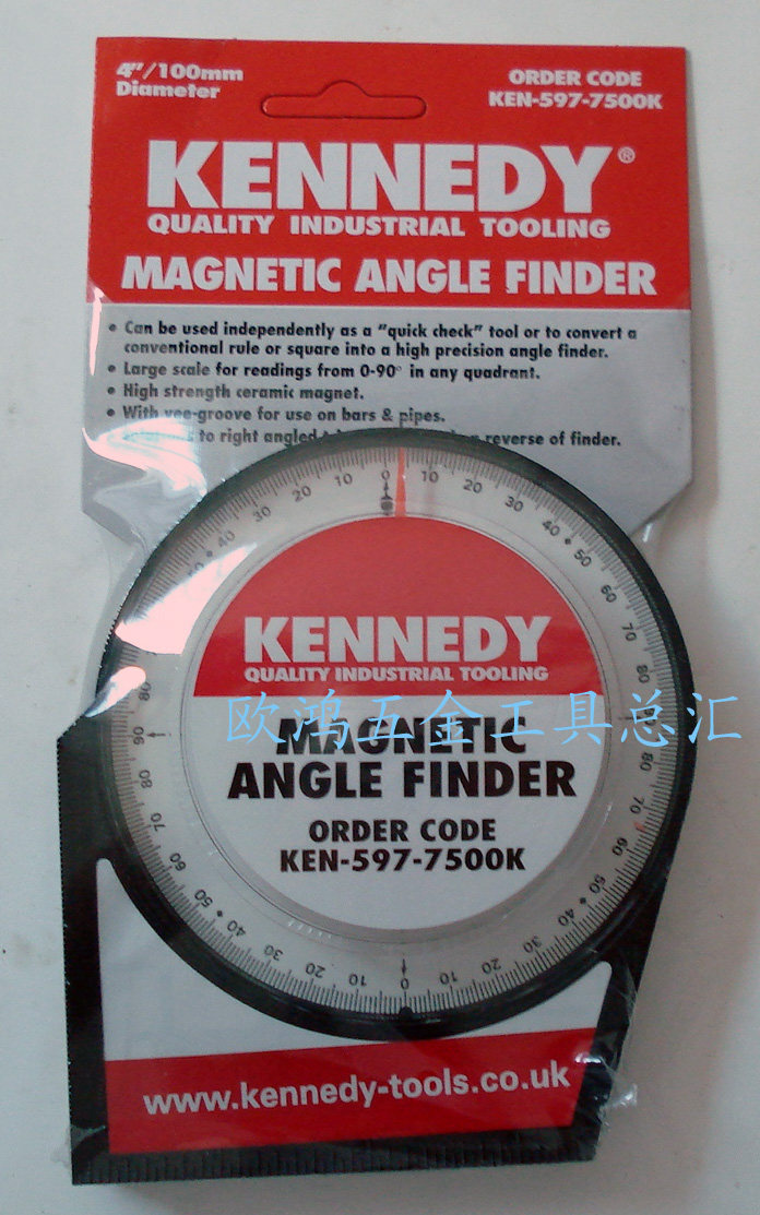 进口英国克伦威尔 KENNEDY 磁性角度寻找器 KEN-597-7500K