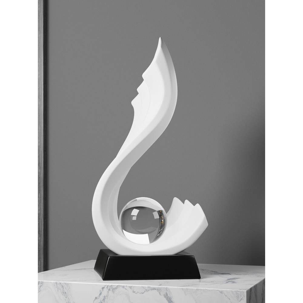 现代艺术风生水起酒柜摆件电视柜装饰品办公室布置高端大气上档次