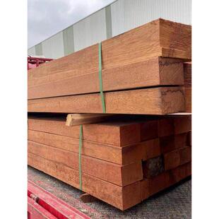 菠萝格立柱防腐木圆木柱凉亭方木条板料造型垫木柳桉木枕木定制