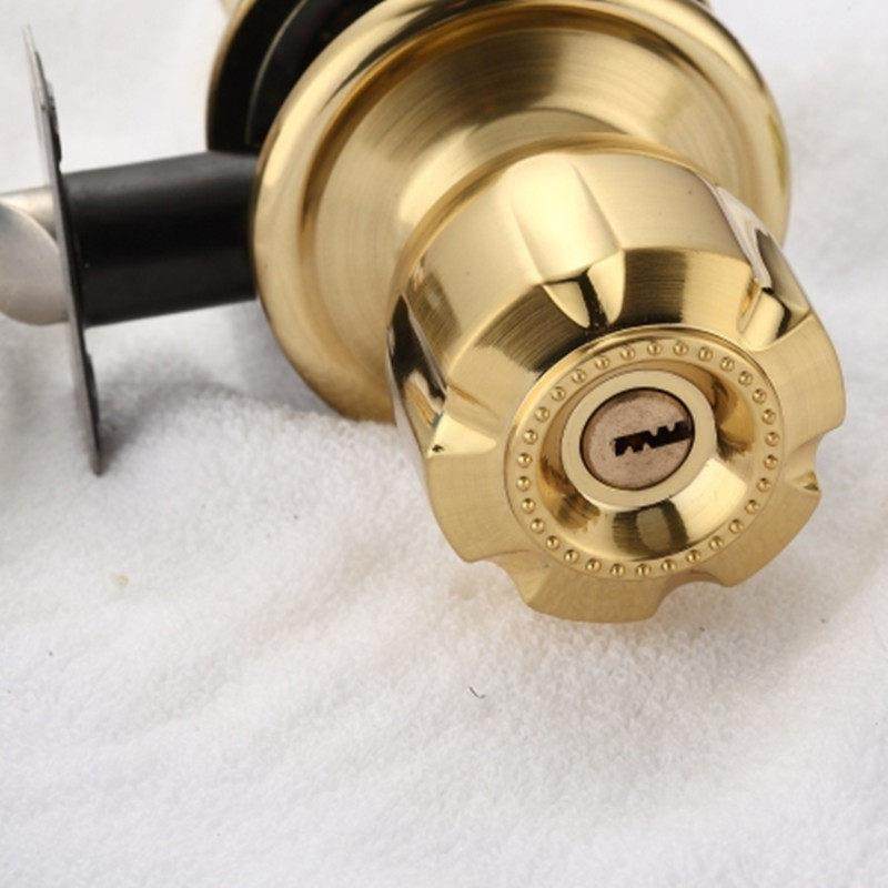 包邮金色锌合金球形球型欧式室内房门锁 防滑把手圆锁88铜芯铁匙,基础建材,机械门锁,淘宝优惠券,粉丝福利购,淘宝优惠卷