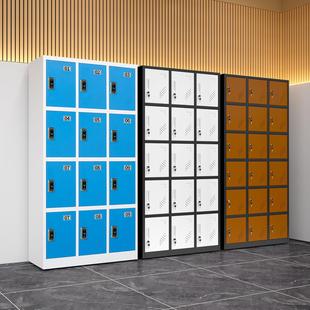 员工更衣柜铁皮柜感应锁密码收纳柜置物柜浴室健身房换衣柜单门柜