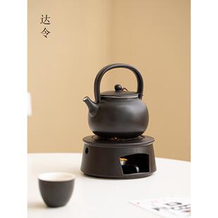 达令家用蜡烛温茶炉底座陶瓷加热小茶炉中式保温炉大号煮茶小火炉