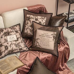 ins欧式沙发抱枕靠垫客厅抱枕北欧沙发靠枕棉麻抱枕床上抱枕靠垫