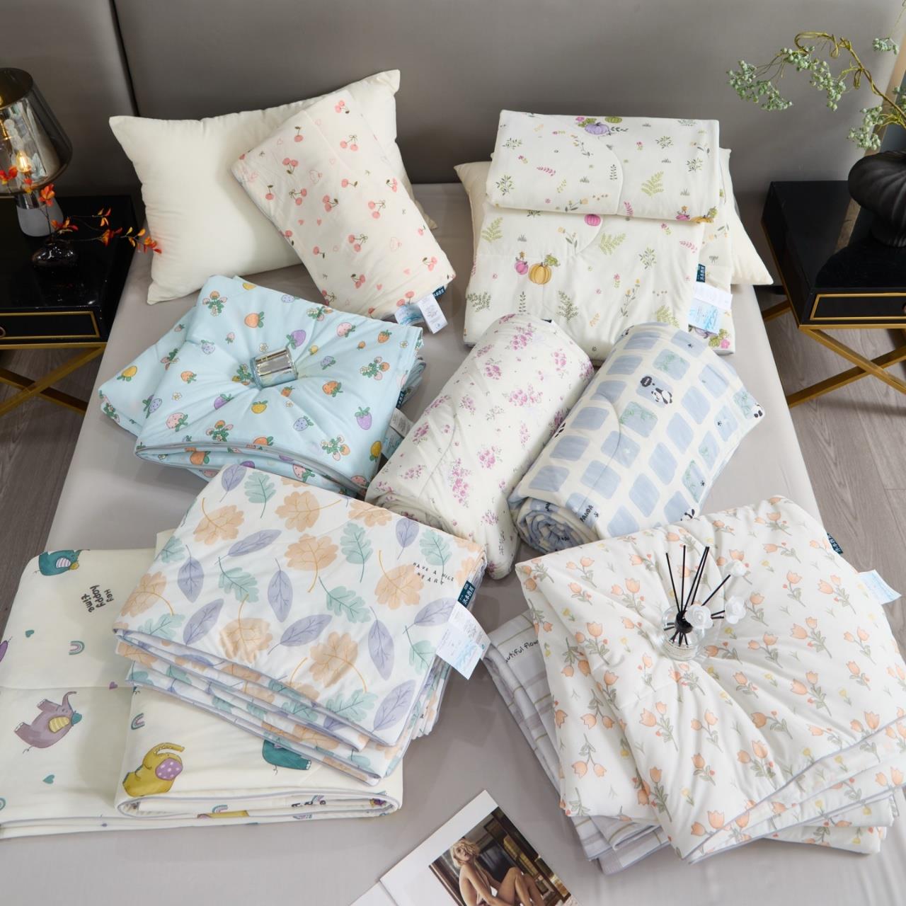 日单！移动小空调！2025春夏新款可机洗黑科技凉感丝空调被夏被子