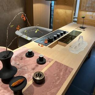 功夫茶几家用新中式 桌子一体 泡茶台新中式 实木茶桌椅组合茶具套装
