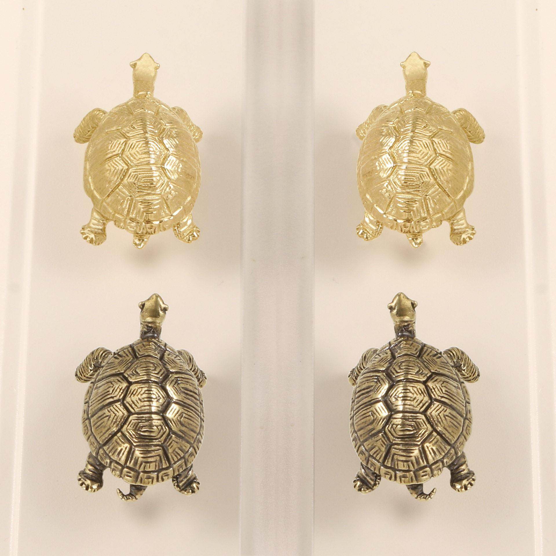 【纯黄铜】乌龟拉手纯铜门把手抽屉橱柜衣柜柜门金色创意铜覆古,住宅家具,拉手,淘宝优惠券,粉丝福利购,淘宝优惠卷