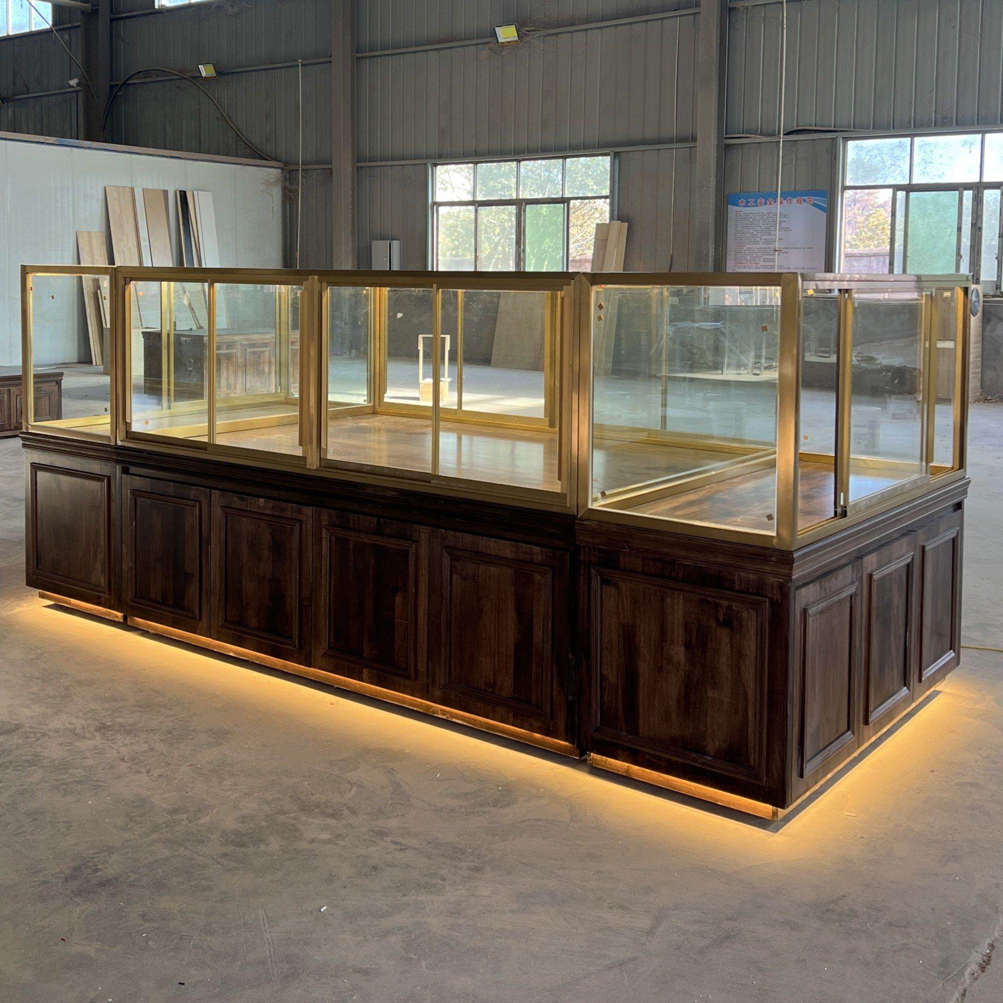 面包店展示柜蛋糕店货架糕点中岛柜子模型柜样品柜烘焙房边柜定制